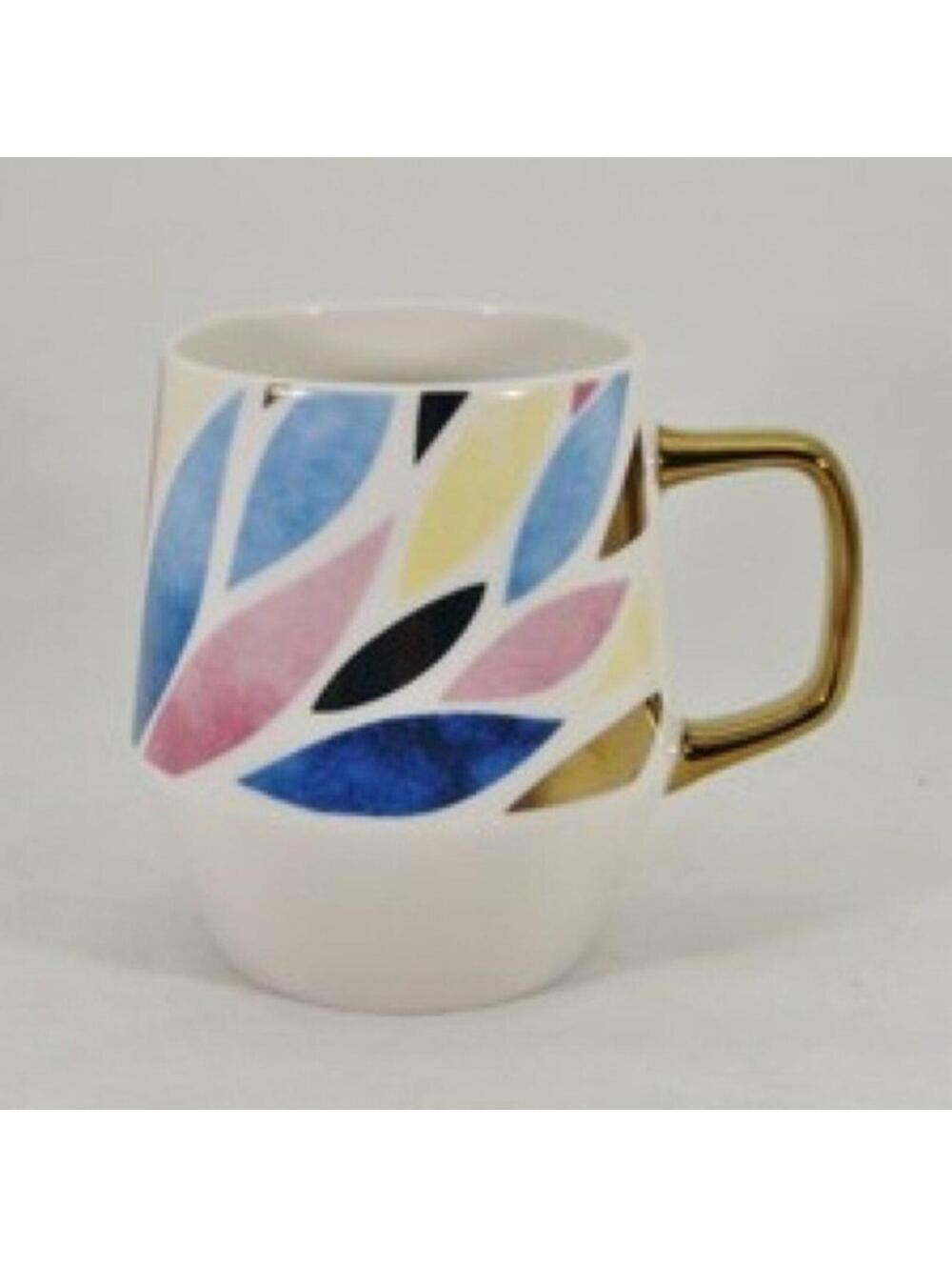 Edible Arrangements Mug Gold Handle & Beautiful Leaves 25 oz. 2021